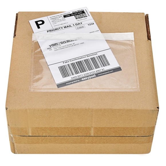 100 Shipping Slip Envelopes - Picture 1 of 3